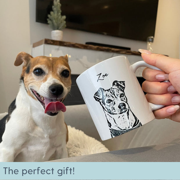 Custom Pet Mug - Pet Photo + Name Pet Mugs Mod Paws 
