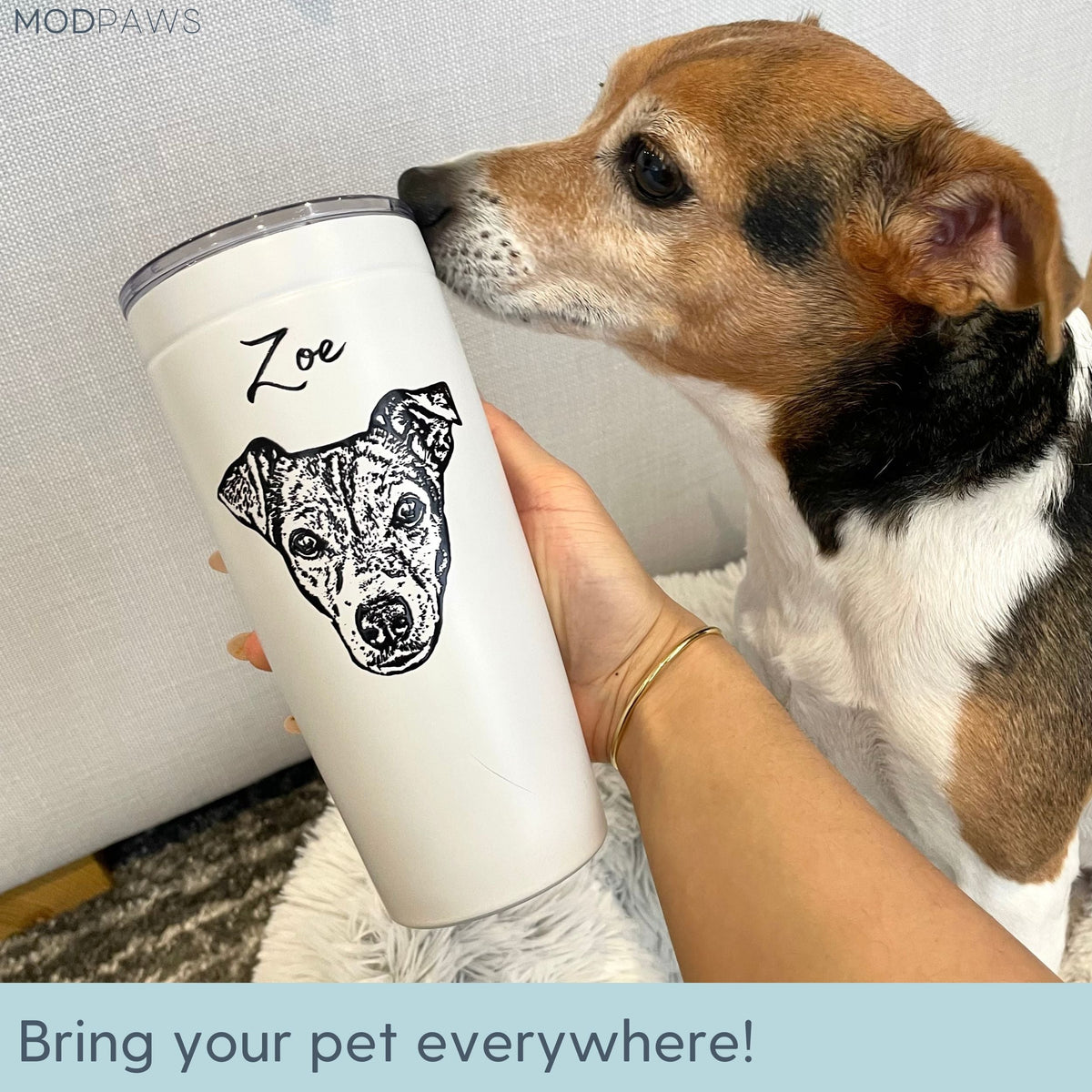 Custom Dog Photo Tall Tumbler