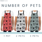 Custom Pet Apron - Pet Photo Pet Apron Mod Paws 