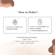 Custom Color Splash Memorial Pet Ornament - Pet Photo + Name Pet Ornaments Mod Paws 