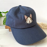 Custom EMBROIDERED Pet Hat - Pet Photo + Name Pet Hats Mod Paws 