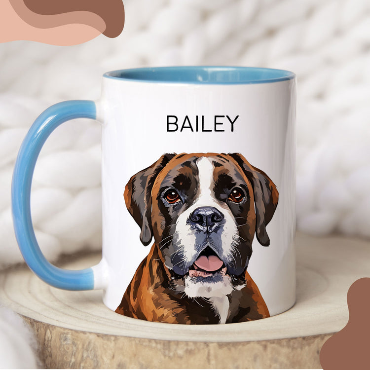 Custom Pet Color Mug Pet Photo Name