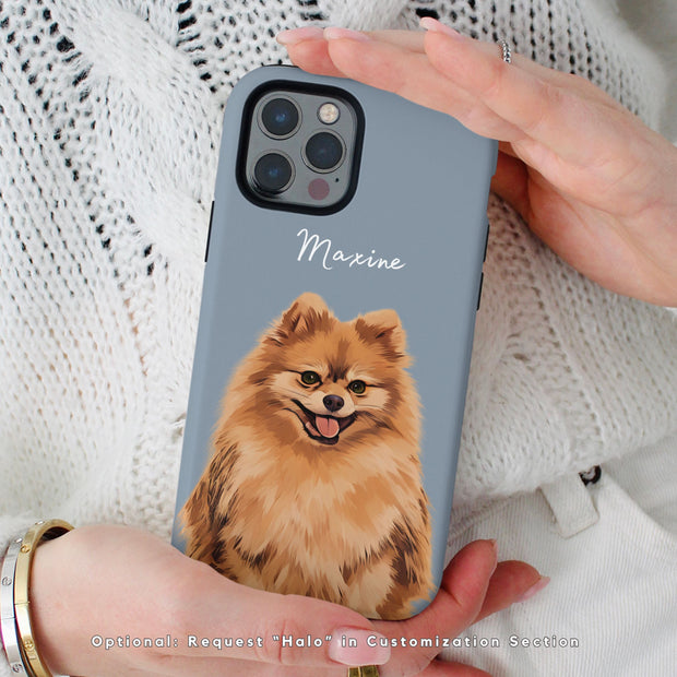 Custom Pet Phone Case - Pet Photo + Name Pet Phone Case Mod Paws 