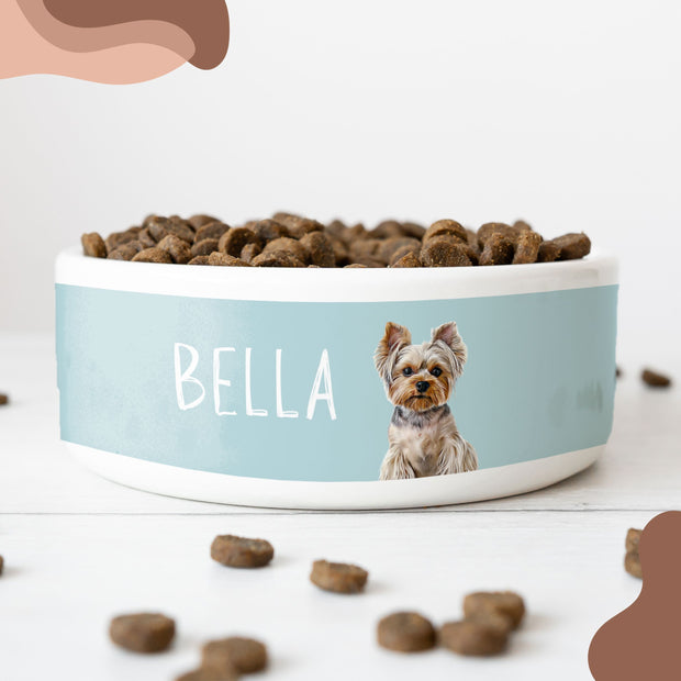 Custom Pet Bowl - Pet Photo + Name Pet Bowl Mod Paws 