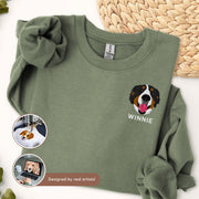 Custom Embroidered Pet Sweater Pet Sweater Mod Paws 