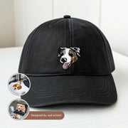 Custom Embroidered Pet Hat - Pet Photo Pet Hats Mod Paws 