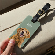 Custom Pet Luggage Tag Using Pet Photo + Name luggage tag Mod Paws 