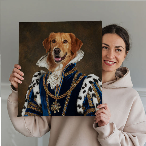 Custom Royal Pet Portrait Dog Portraits Cat Portraits Custom Dog ...