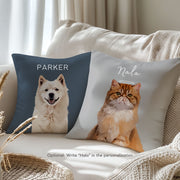 Custom Pet Pillow - Pet Photo + Name Pet Pillow Mod Paws 