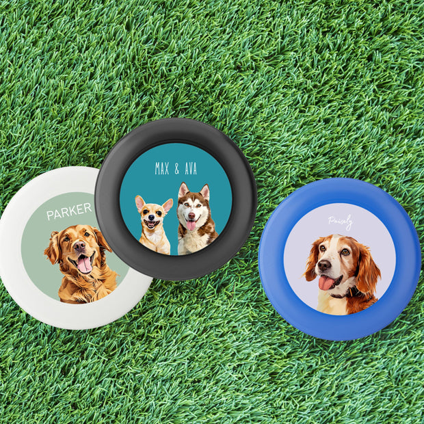 Custom Pet Flying Disc - Pet Photo Mod Paws 