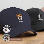 Custom Embroidered Pet Hat - Pet Photo Pet Hats Mod Paws 