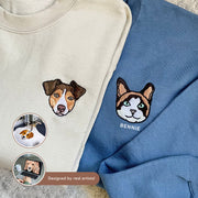 Custom Embroidered Pet Sweater Pet Sweater Mod Paws 