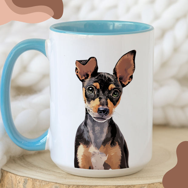 Custom Pet Color Mug - Pet Photo + Name Pet Mugs Mod Paws 