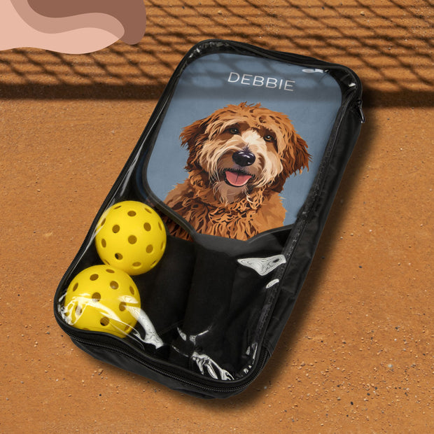 Custom Pet Pickleball Kit - Pet Photo Mod Paws 