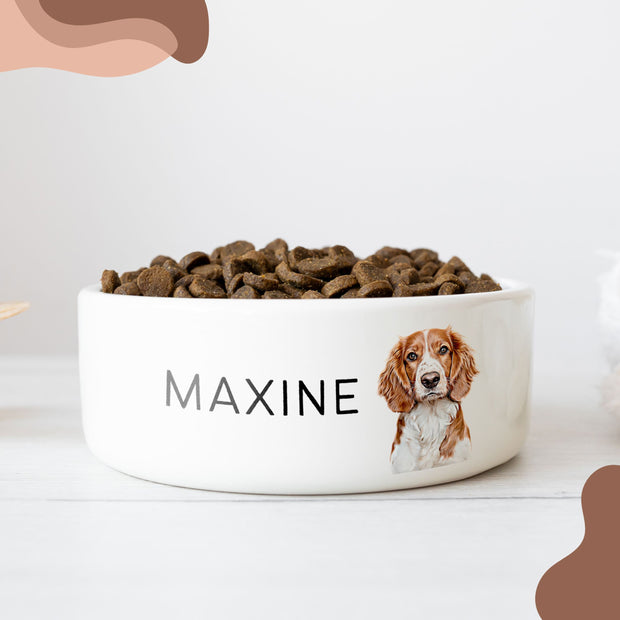 Custom Pet Bowl - Pet Photo + Name Pet Bowl Mod Paws 