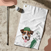 Custom Pet Golf Towel - Pet Photo + Name Mod Paws 