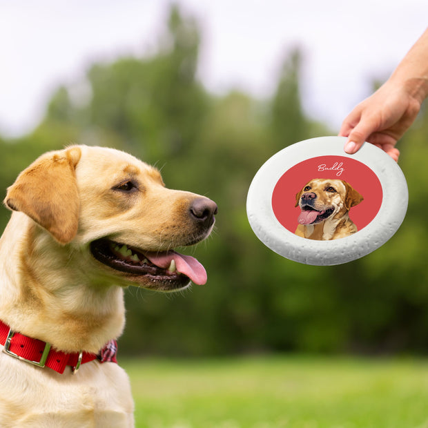 Custom Pet Flying Disc - Pet Photo Mod Paws 