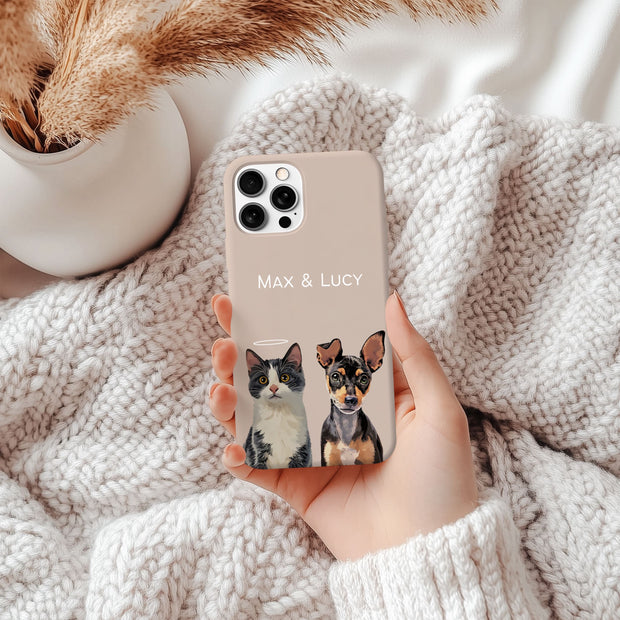 Custom Pet Phone Case - Pet Photo + Name Pet Phone Case Mod Paws 