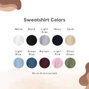 Custom Embroidered Pet Sweater Pet Sweater Mod Paws 