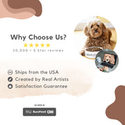 Custom Pet Bowl - Pet Photo + Name Pet Bowl Mod Paws 