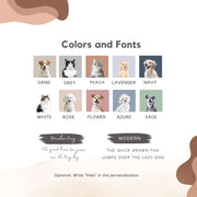 Custom Pet Portrait - Pet Photo + Name Pet Portraits Mod Paws 