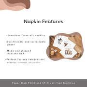 Custom Watercolor Pet Cocktail Napkins - Pet Photo + Name Pet Napkins Mod Paws 