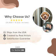Custom Pet Magnet - Pet Photo + Name Mod Paws 