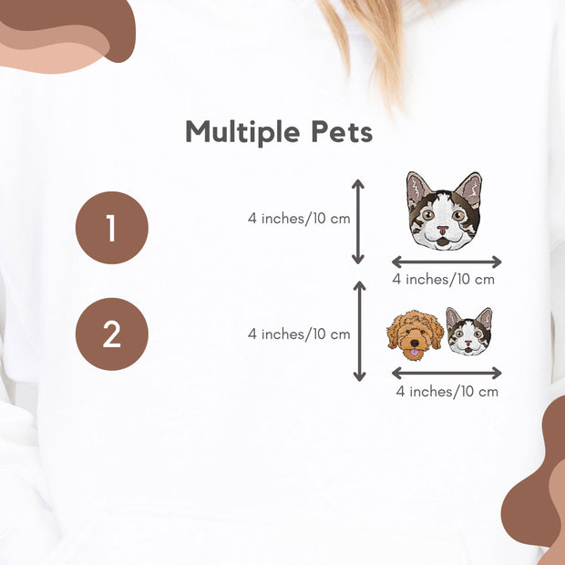Custom Embroidered Pet Sweater Pet Sweater Mod Paws 