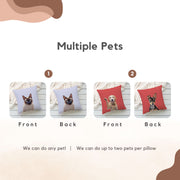 Custom Pet Pillow - Pet Photo + Name Pet Pillow Mod Paws 