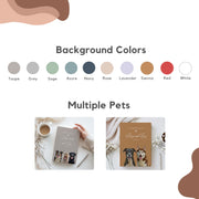PERSONALIZED PET JOURNAL Mod Paws 