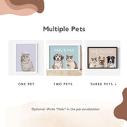 Custom Pet Portrait - Pet Photo + Name Pet Portraits Mod Paws 