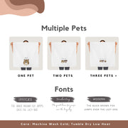 Custom Pet Tea Towel - Pet Photo + Name Pet Tea towel Mod Paws 