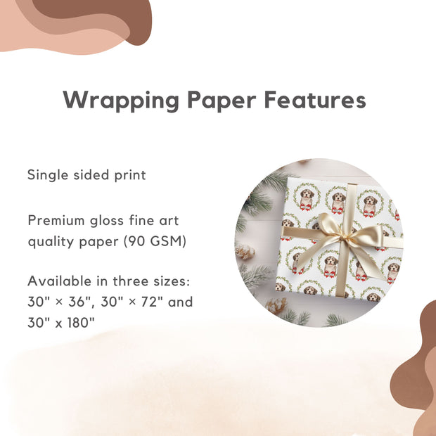 Custom Wrapping Paper Using Pet Photo + Name wrapping paper Mod Paws 