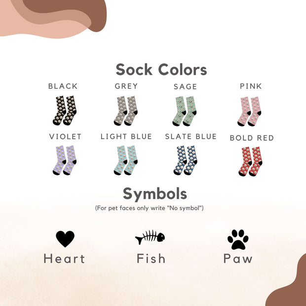 Custom Pet Socks - Pet Photo Pet Socks Mod Paws 