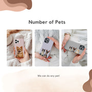 Custom Pet Phone Case - Pet Photo + Name Pet Phone Case Mod Paws 