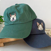 Custom EMBROIDERED Pet Hat - Pet Photo + Name Pet Hats Mod Paws 