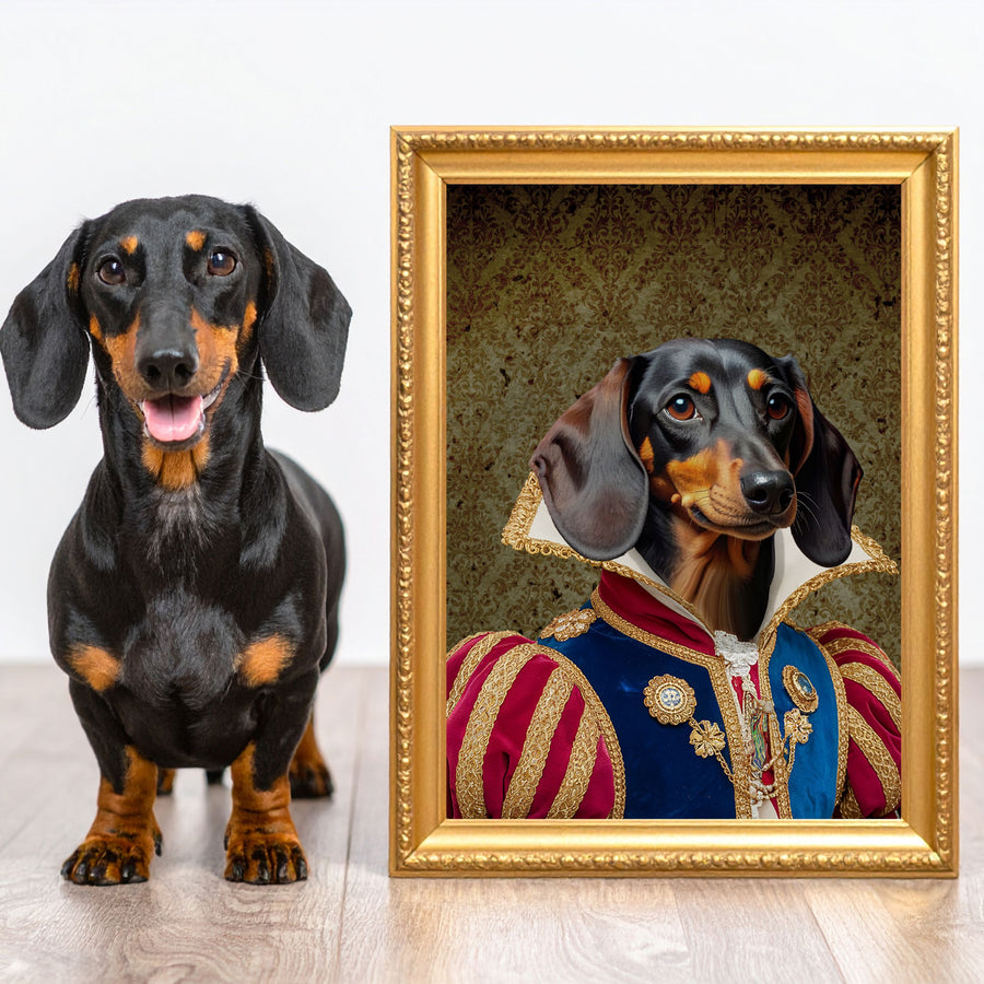 Custom Royal Pet Portraits - Pet Photo Pet Portraits Mod Paws