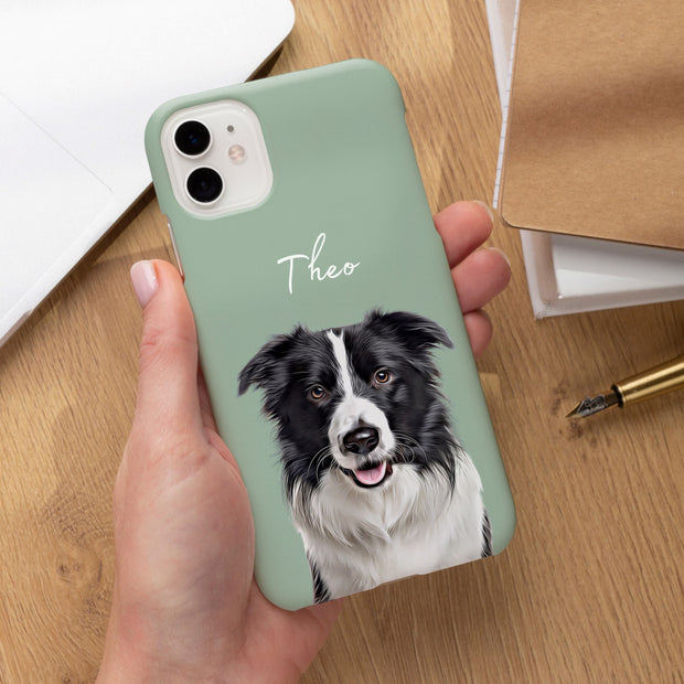 Custom Pet Phone Case - Pet Photo + Name Pet Phone Case Mod Paws 