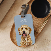 Custom Pet Luggage Tag Using Pet Photo + Name luggage tag Mod Paws 