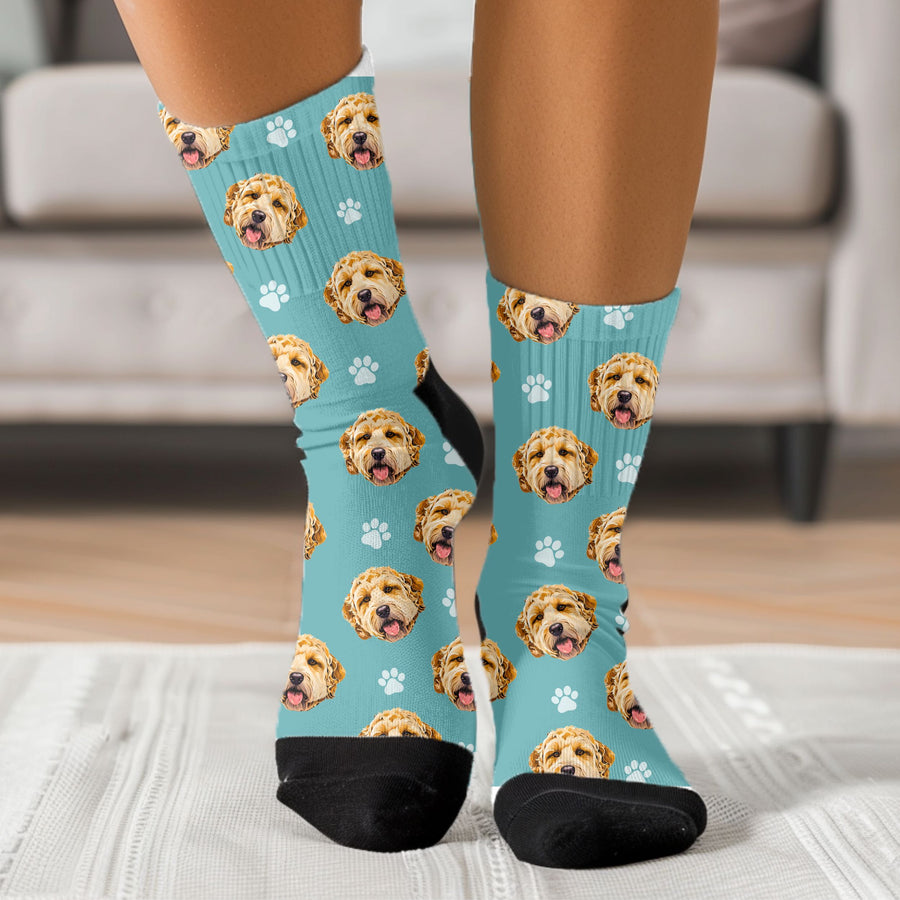 Custom Pet Socks - Pet Photo Pet Socks Mod Paws