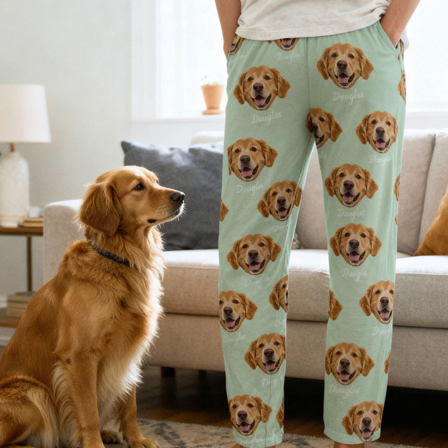 Custom Pet Pajamas Using Pet Photo + Name Pajamas Mod Paws