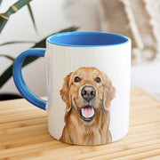 Custom Pet Color Mug - Pet Photo + Name Pet Mugs Mod Paws 