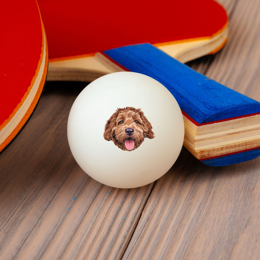 Custom Pet Pingpong Balls - Pet Photo Mod Paws