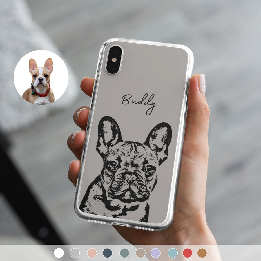 Custom Pet Phone Case - Pet Photo + Name Pet Phone Case Mod Paws