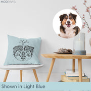 Custom Pet Pillow - Pet Photo + Name Pet Pillow Mod Paws 