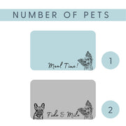 Custom Pet Mat - Pet Photo + Name Mod Paws 