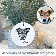 Custom Pet Ornament - Pet Photo + Name Pet Ornaments Mod Paws 