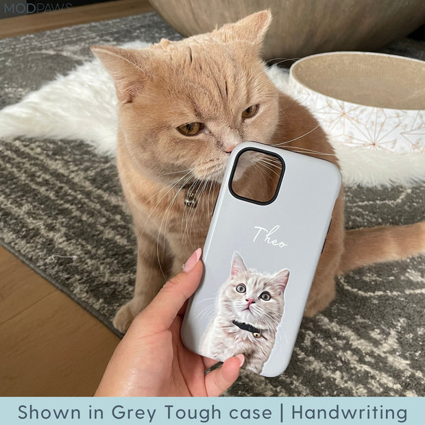 Custom Pet Phone Case - Pet Photo + Name Pet Phone Case Mod Paws 