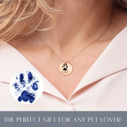 Custom Pet Paw Necklace - Pet Paw + Name Paw Necklace Mod Paws 