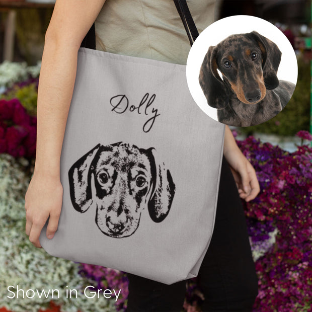 Personalised Tote Bag;Animal Print Shopping bag;Gift bag Customised with  Name